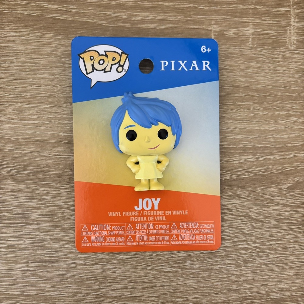Disney Pixar Pop! Vinyl Pin Joy Inside Out Funko 2025 Movie Character Classic